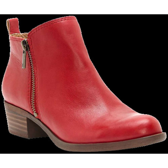 Garnet Ankle High Chunky Basel Bootie - Picture 2 of 6